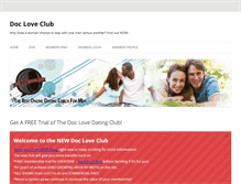 Tablet Screenshot of docloveclub.com